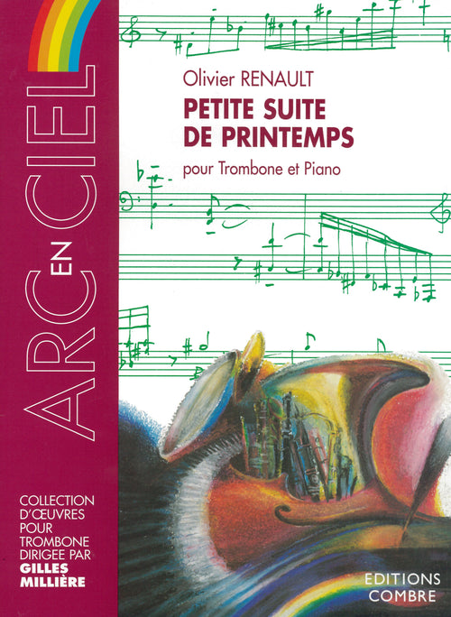 Petite suite de printemps - partition trombone, Olivier Renault