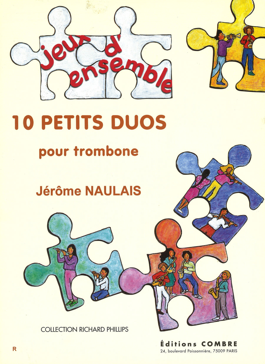 Petits duos (10) - partition trombone, Jérôme Naulais