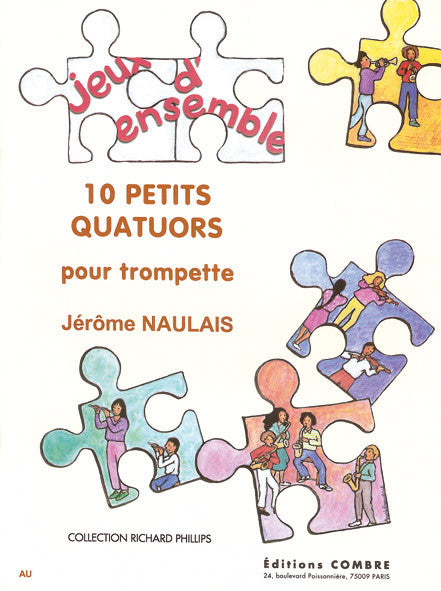 Petits quatuors (10) - partition trompette, Jérôme Naulais