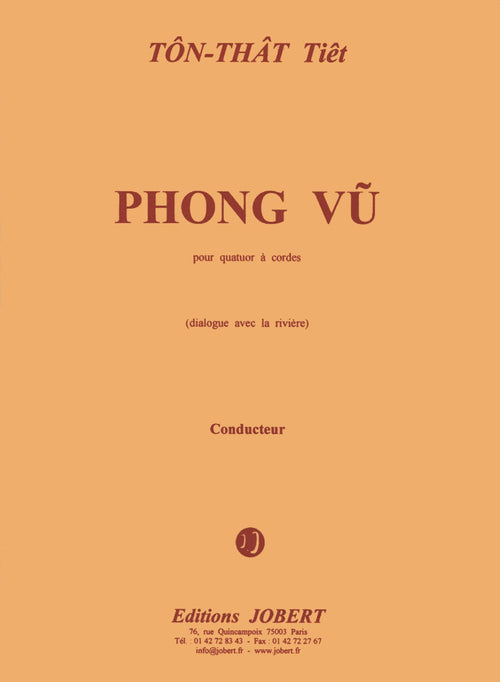 Phong-vu - partition cordes, Tôn-Thât Tiêt