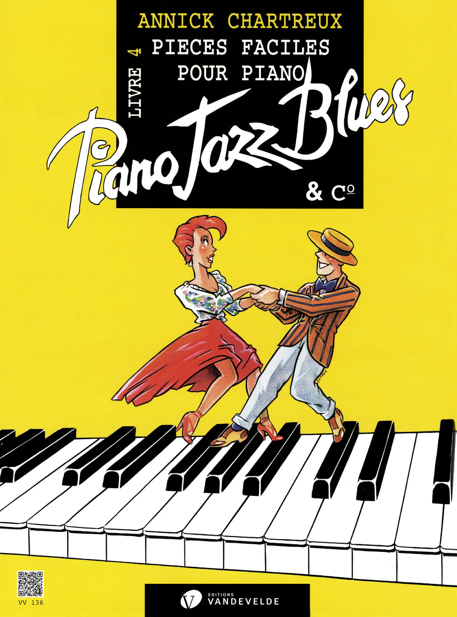 Piano Jazz Blues 4 - partition piano, Annick Chartreux