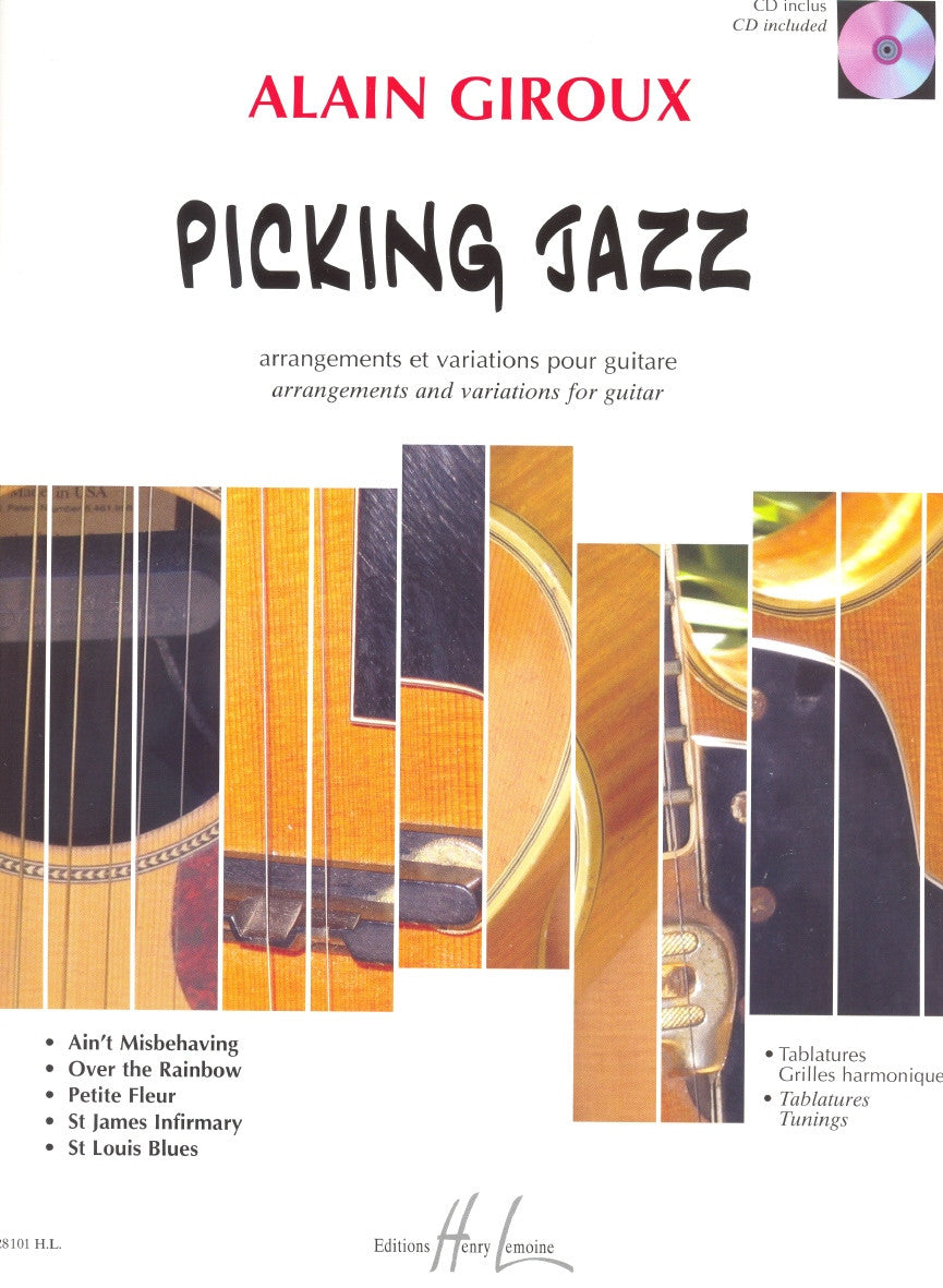 Picking jazz - partition guitare, Alain Giroux