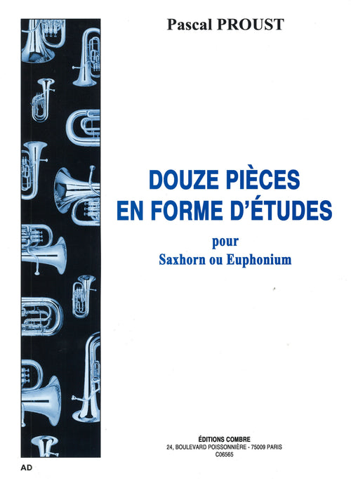 Pièces en forme d'études (12) - méthode de cuivres, Pascal Proust