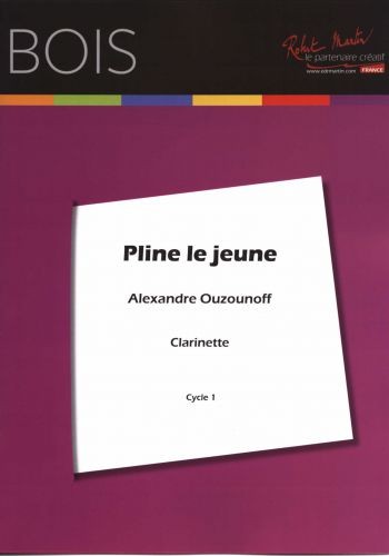 Pline le jeune - partition clarinette, Alexandre Ouzounoff