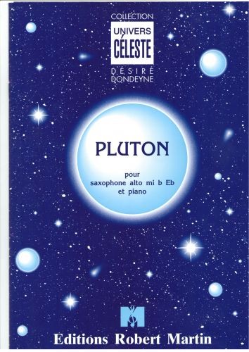 Pluton - partition saxophone, Désiré Dondeyne