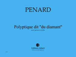 Polyptique dit ''du diamant'' - partition cordes, Olivier Penard
