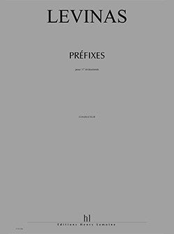 Préfixes - partition ensemble, Michaël Levinas