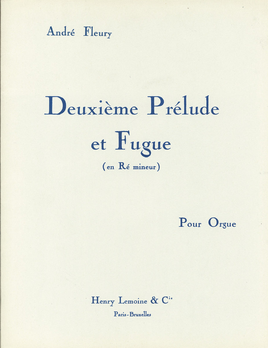 Prélude n°2 et Fugue