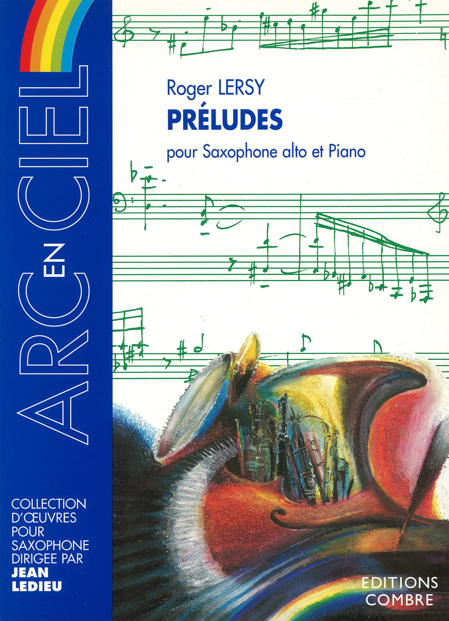 Préludes - partition saxophone, Roger Lersy