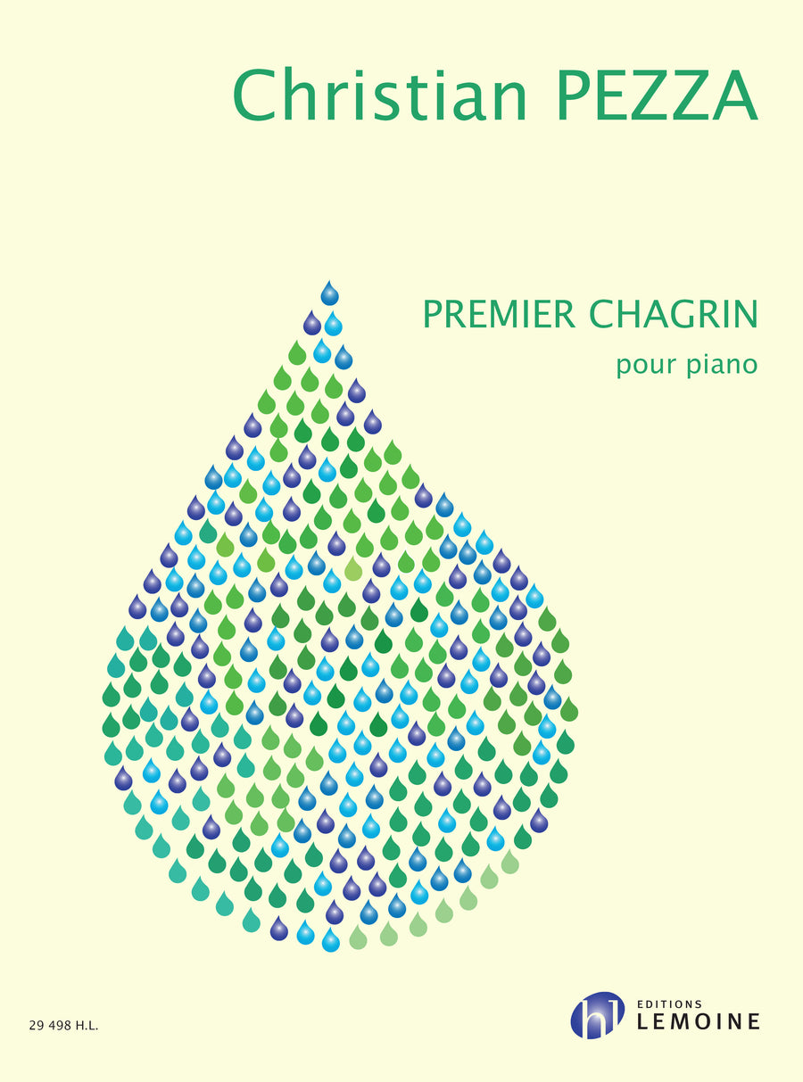 Premier chagrin - partition piano, Christian Pezza