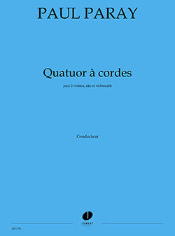 Quatuor à cordes - partition cordes, Paul Paray