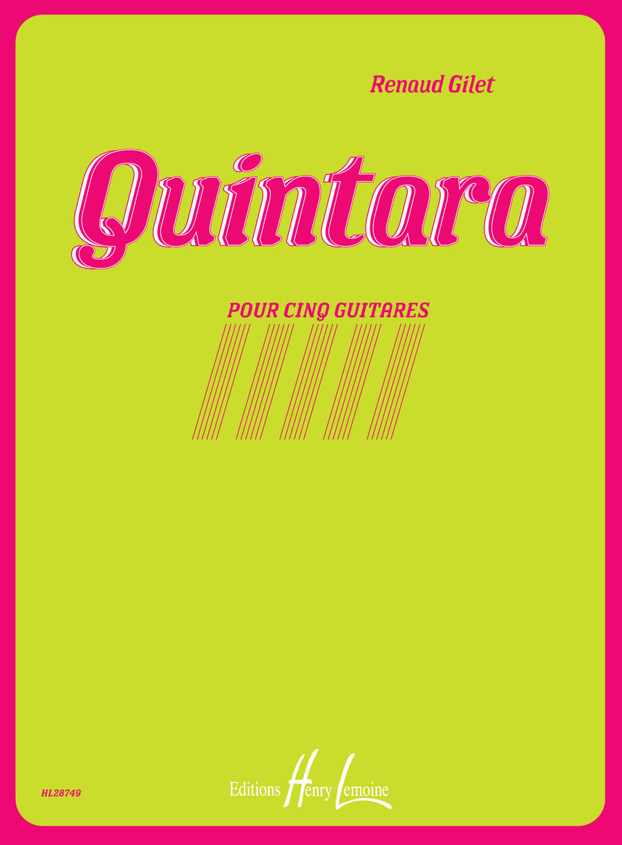 Quintara - partition guitare, Guy Gillet