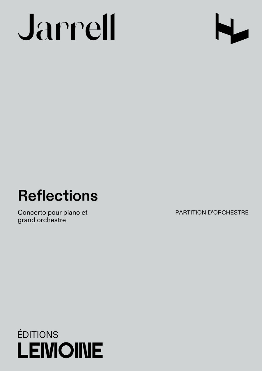 Reflections - partition piano, Michael Jarrell
