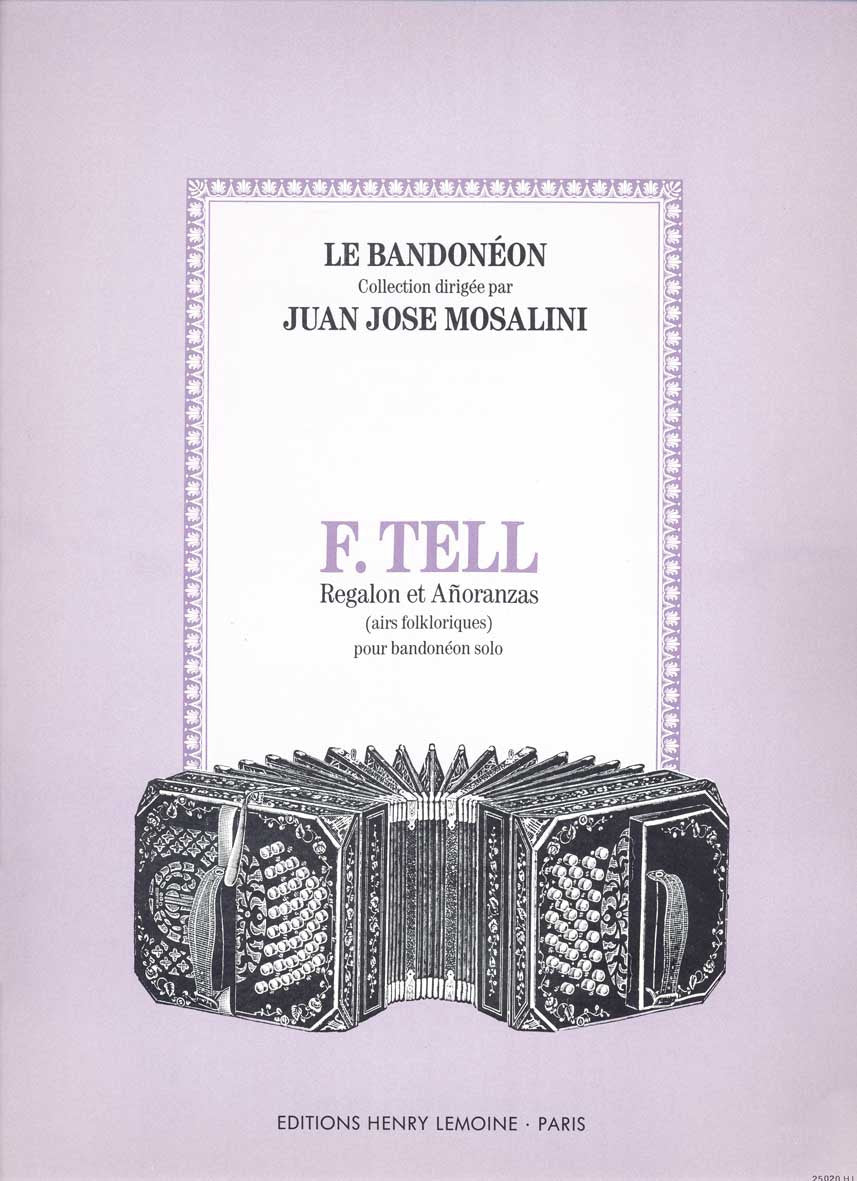 Regalon et Anoranzas - partition, Fernando Tell