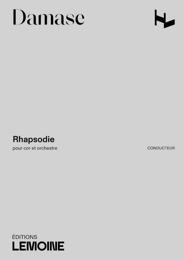 Rhapsodie - partition cor, Jean-Michel Damase
