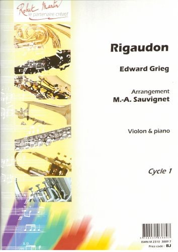 Rigaudon - partition violon, André Campra