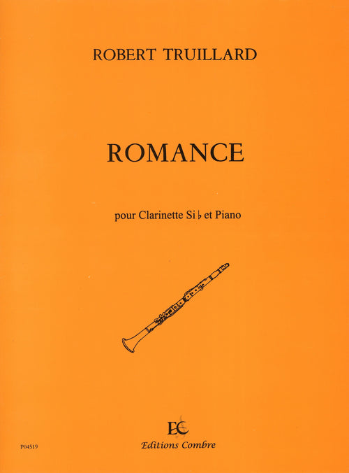 Romance - partition clarinette, Robert Truillard
