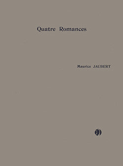 Romances (4) - partition chant, Maurice Jaubert
