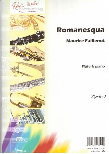 Romanesqua - partition flûte, Maurice Faillenot