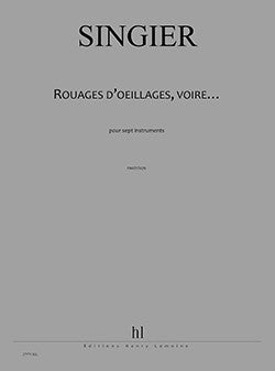 Rouages d'oeillades, voire... - partition ensemble, Jean-Marc Singier