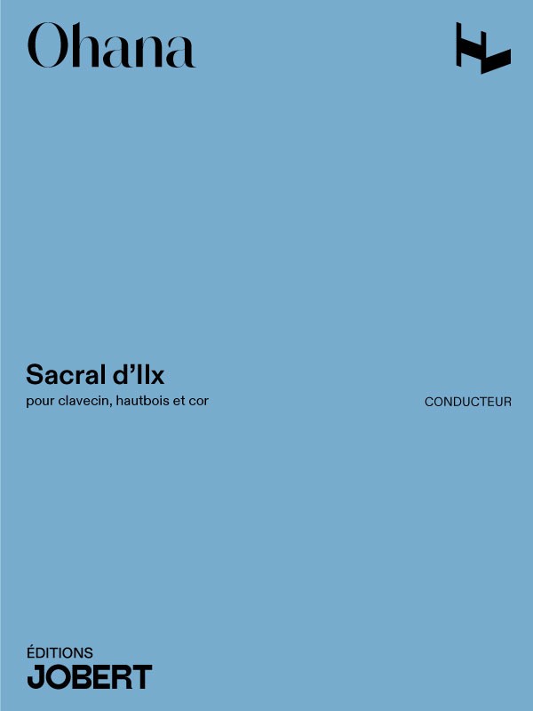 Sacral d'Ilx - partition hautbois, Maurice Ohana
