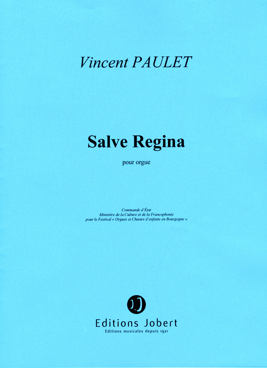 Salve Regina - partition orgue, Vincent Paulet