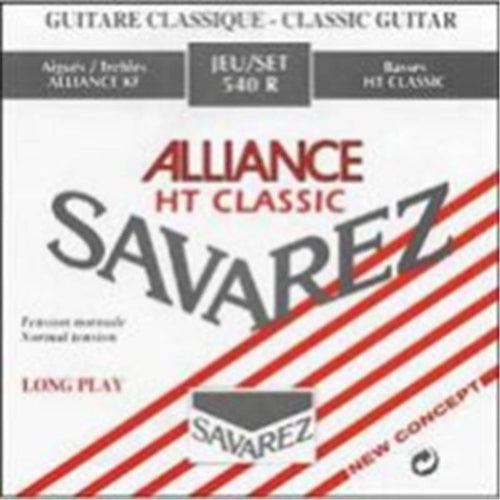 Jeu de Cordes Guitare Classique Savarez Alliance Ht Classic 540r Tirant Normal