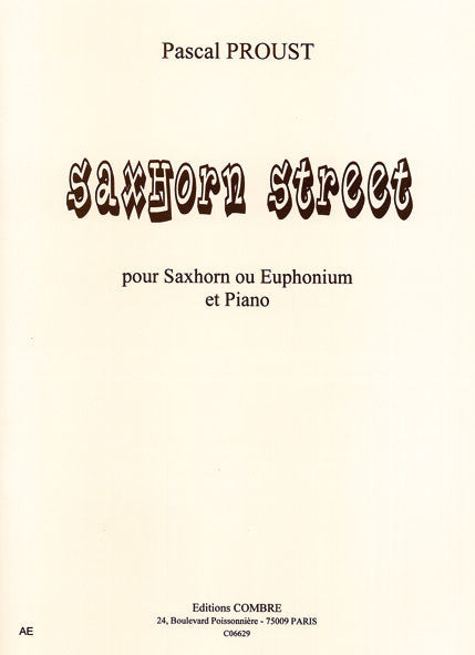 Saxhorn street - partition cuivres, Pascal Proust