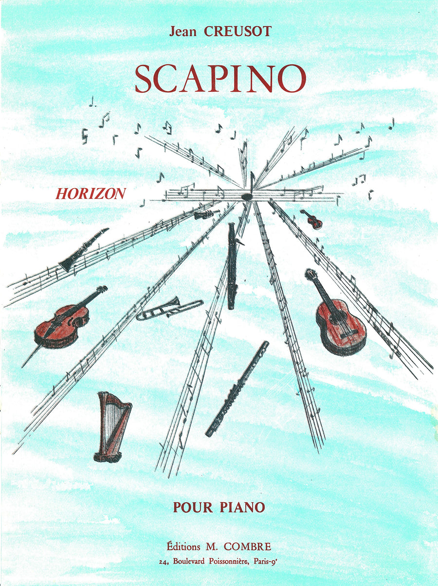 Scapino - partition piano, Jean Creusot