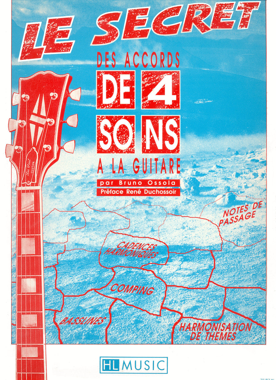 Secrets des accords à 4 Sons - partition guitare, Bruno Ossola