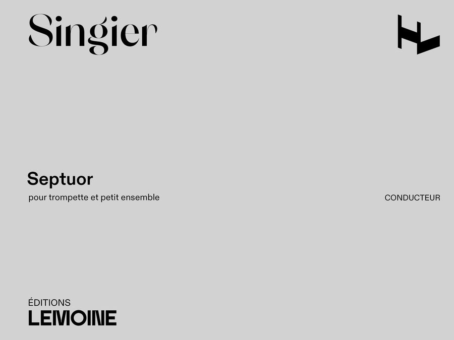 Septuor - partition trompette, Jean-Marc Singier