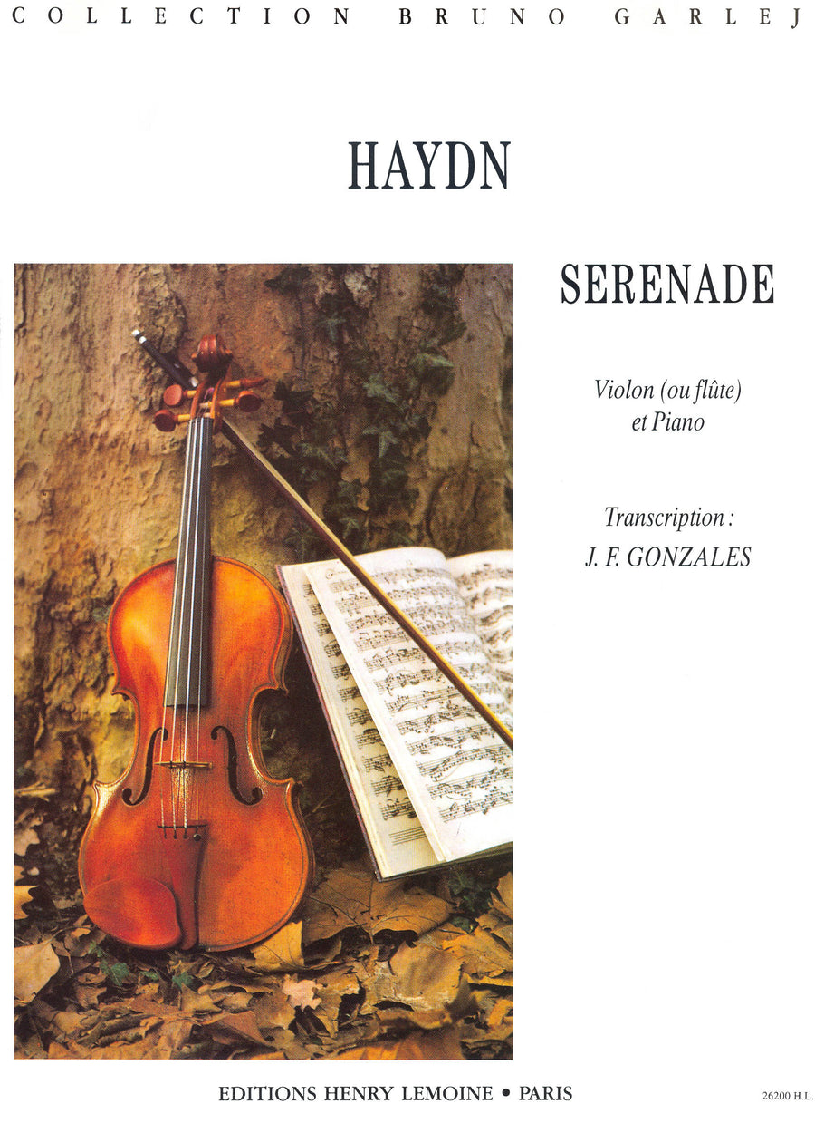 Sérénade - partition violon, Joseph Haydn