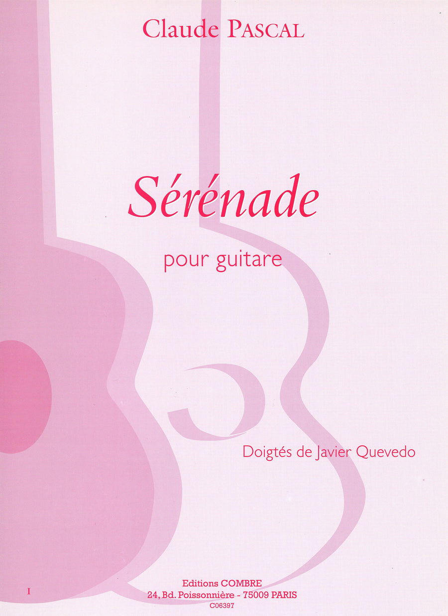 Sérénade - partition guitare, Claude Pascal