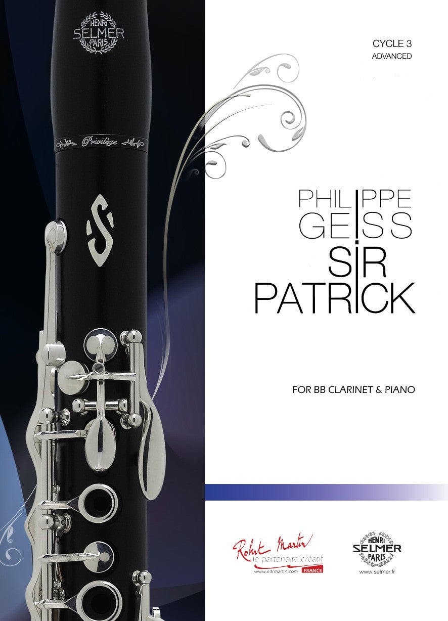 Sir Patrick - partition clarinette, Philippe Geiss