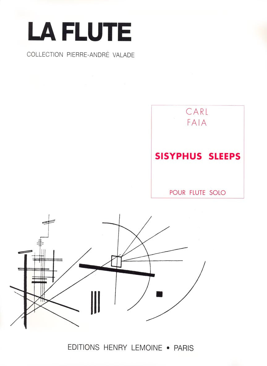 Sisyphus Sleeps - partition flûte, Carl Faia