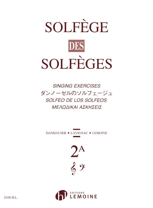 Solfège des Solfèges Vol.2A avec accompagnement - solfège, Albert Lavignac