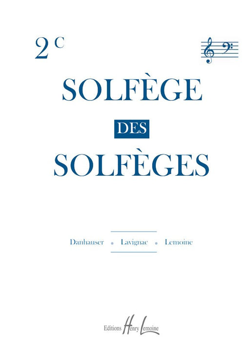 Solfège des Solfèges Vol.2C avec accompagnement - solfège, Albert Lavignac
