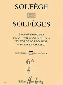 Solfège des Solfèges Vol.6A sans accompagnement - solfège, Albert Lavignac