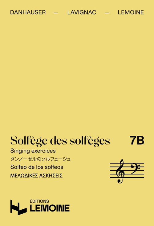 Solfège des Solfèges Vol.7B sans accompagnement - solfège, Albert Lavignac