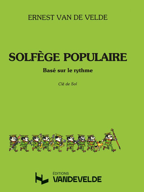 Solfège populaire - clé de sol - solfège, Ernest Van de Velde