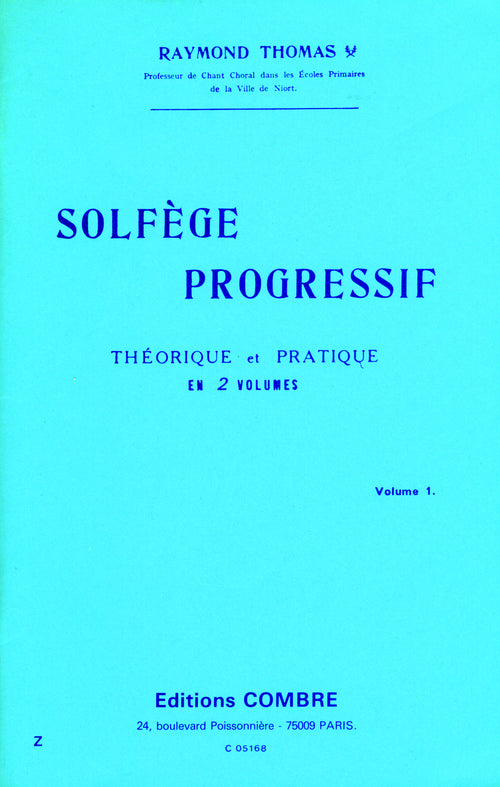 Solfège progressif Vol.1 - solfège, Raymond Thomas