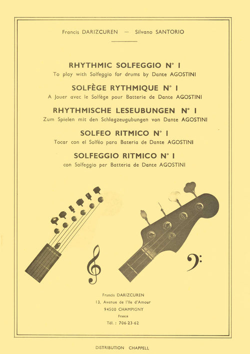 Solfège rythmique - solfège, Francis Darizcuren