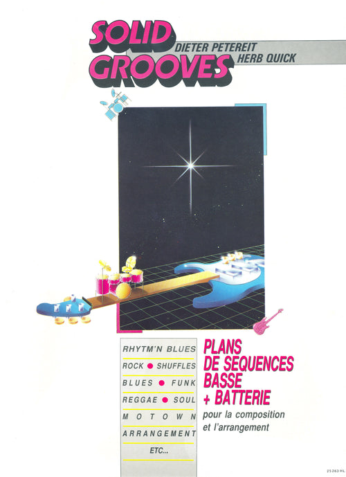 Solid Grooves (Bass and Drums) - partition basse, Collectif