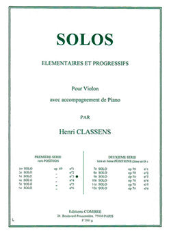 Solo élémentaire et progressif n°3 Op.69 n°3