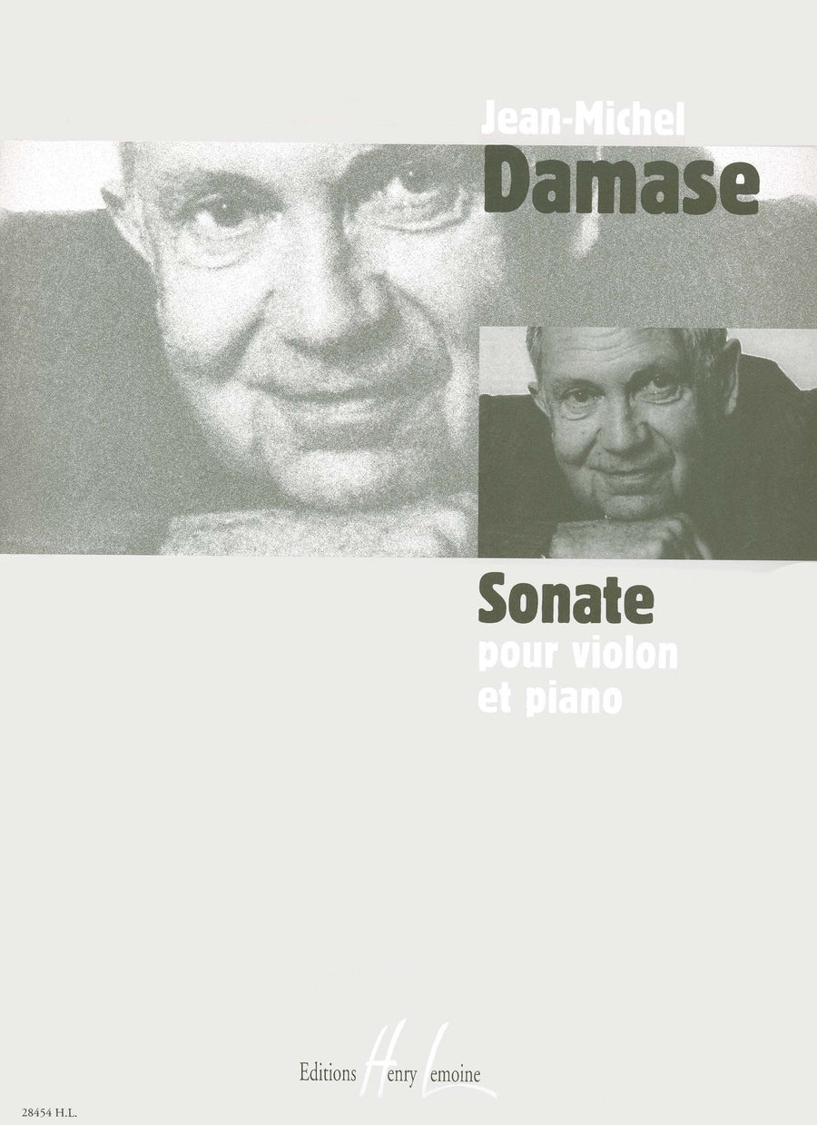 Sonate pour violon et piano n°1 - partition violon, Jean-Michel Damase