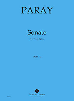 Sonate pour violon - partition violon, Paul Paray