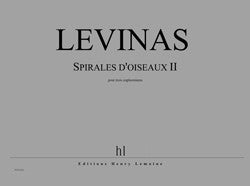 Spirales d'oiseaux II - partition cuivres, Michaël Levinas