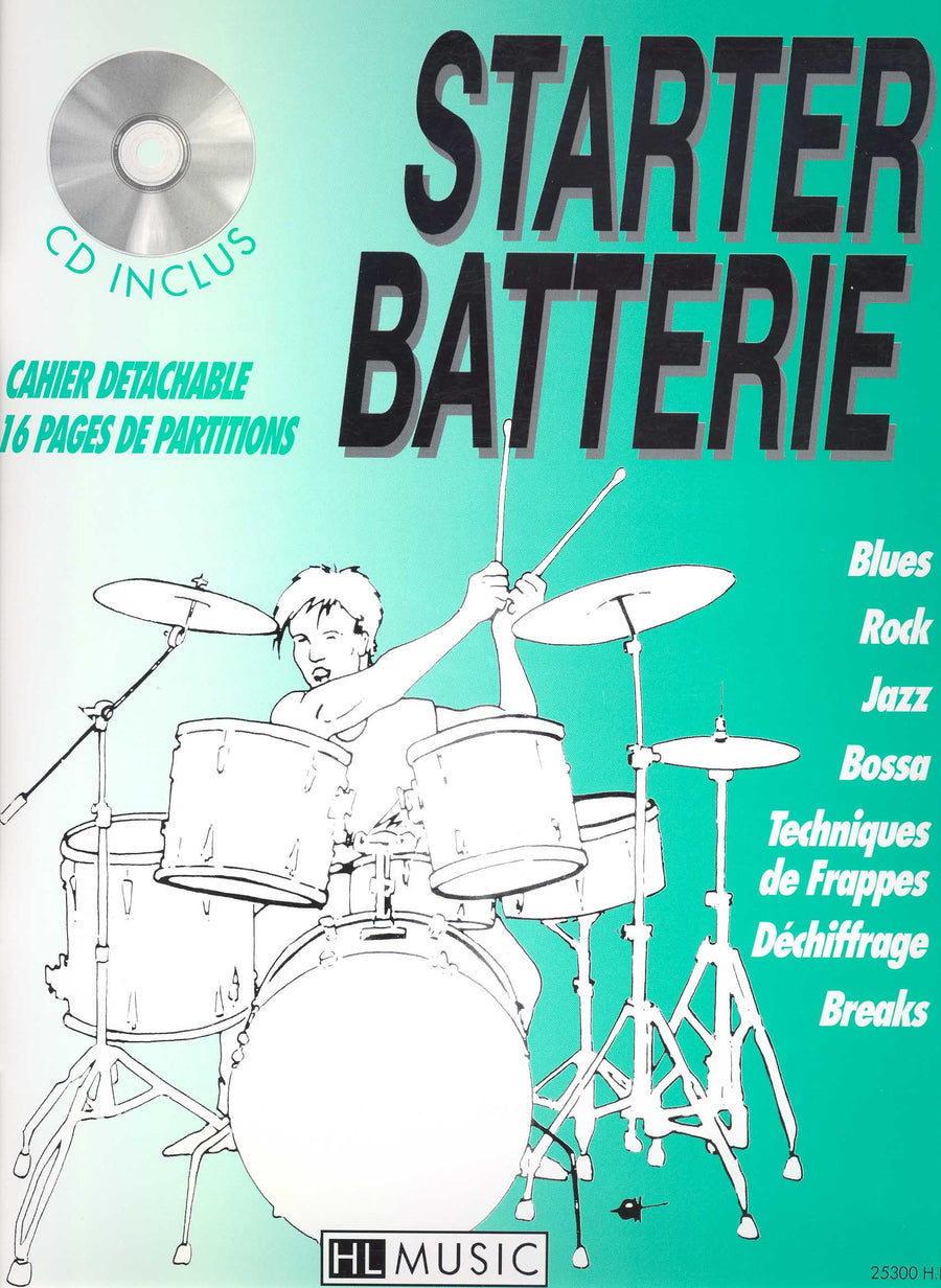 Starter batterie Vol.1 - partition percussions, Patrick Billaudy