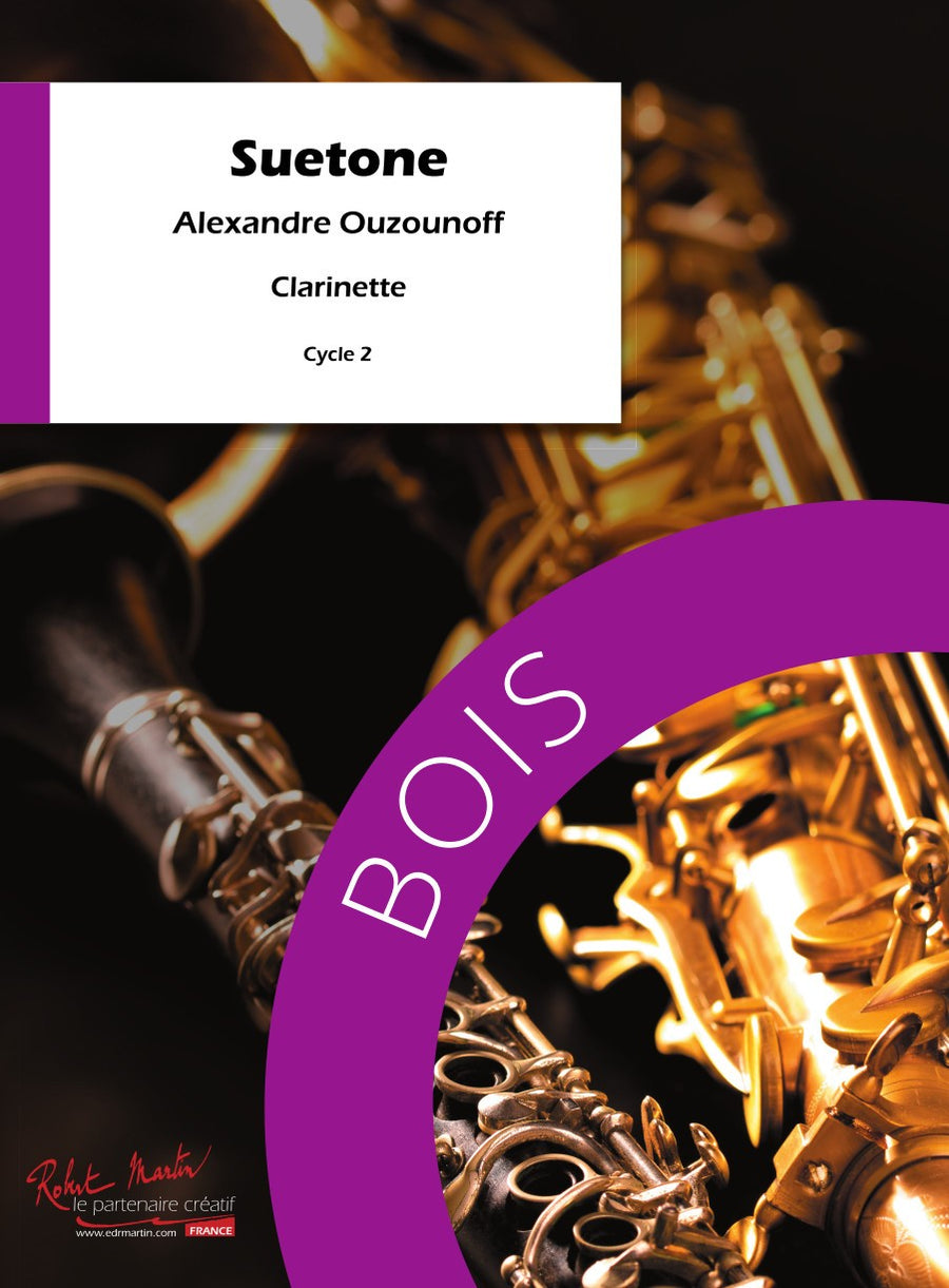 Suetone - partition clarinette, Alexandre Ouzounoff