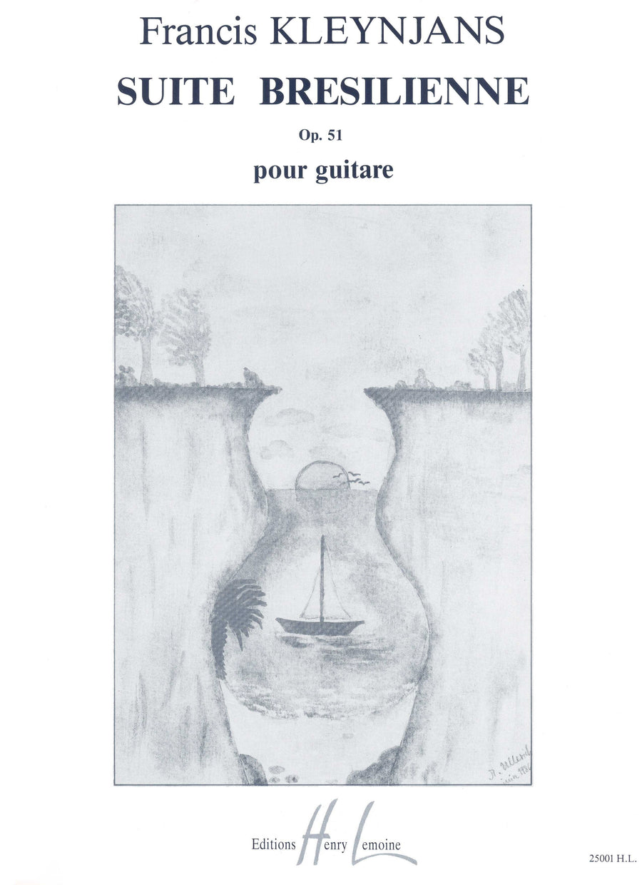 Suite Brésilienne - partition guitare, Francis Kleynjans